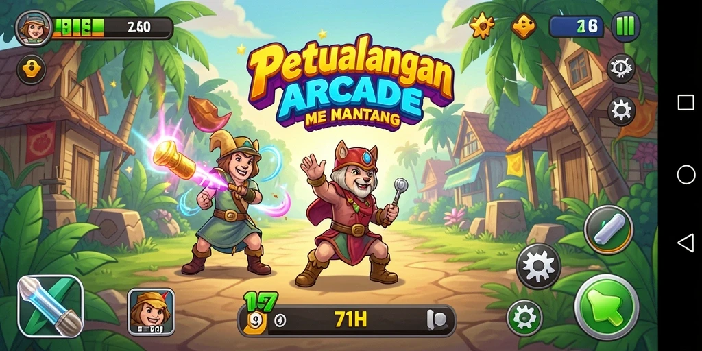 Tampilan gameplay seru dari 71H yang mengajak pemain beraksi.