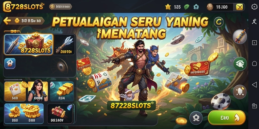 Gameplay seru dan mendebarkan di 8728SLOTS.