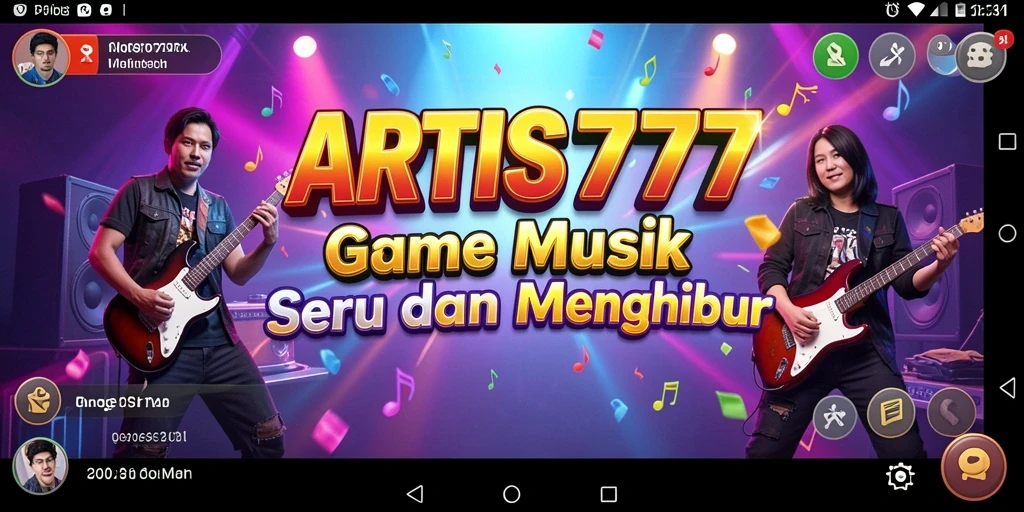 Tampilan gameplay <strong>ARTIS777</strong> yang seru dengan berbagai pilihan lagu.