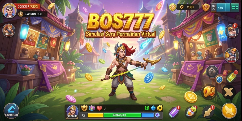 Tampilan gameplay <strong>BOS777</strong> yang menakjubkan saat menjelajahi dunia virtual.
