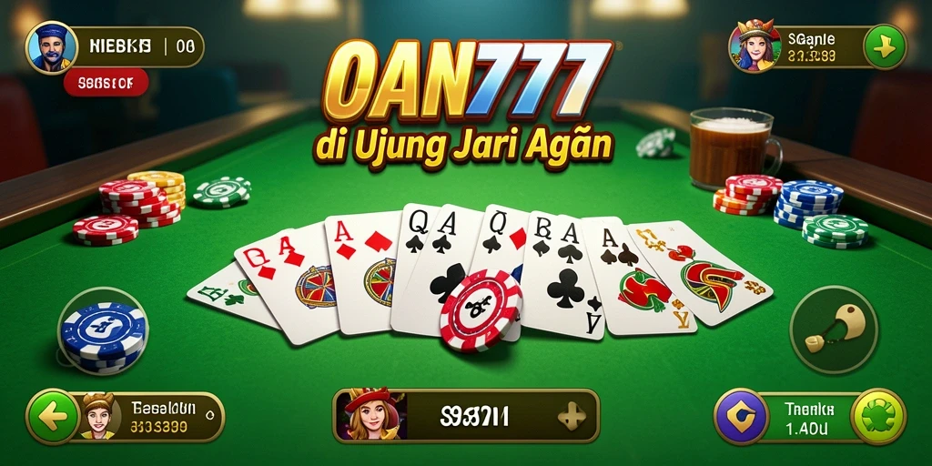 Sebuah tampilan menarik dari gameplay Gaple di DAN777.