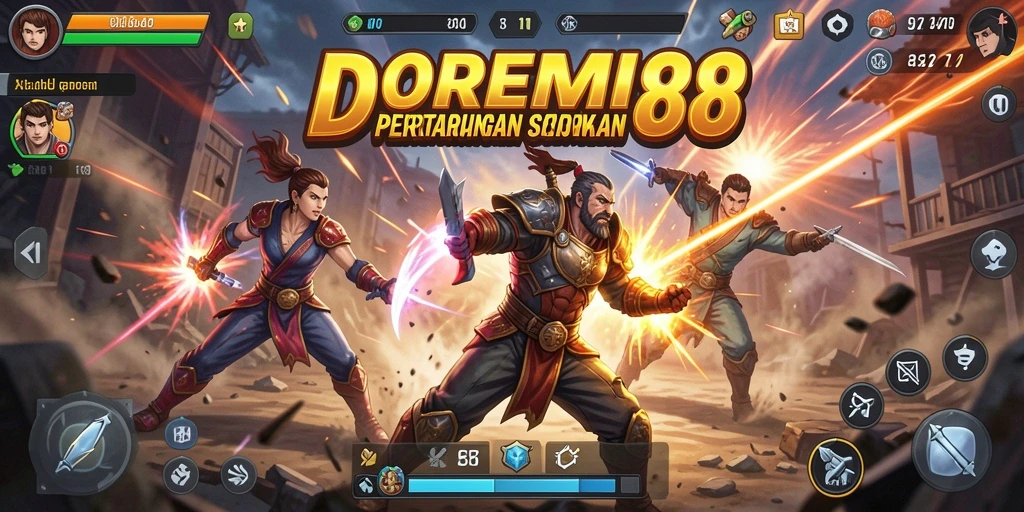 Menampilkan aksi pertarungan seru di DOREMI88.
