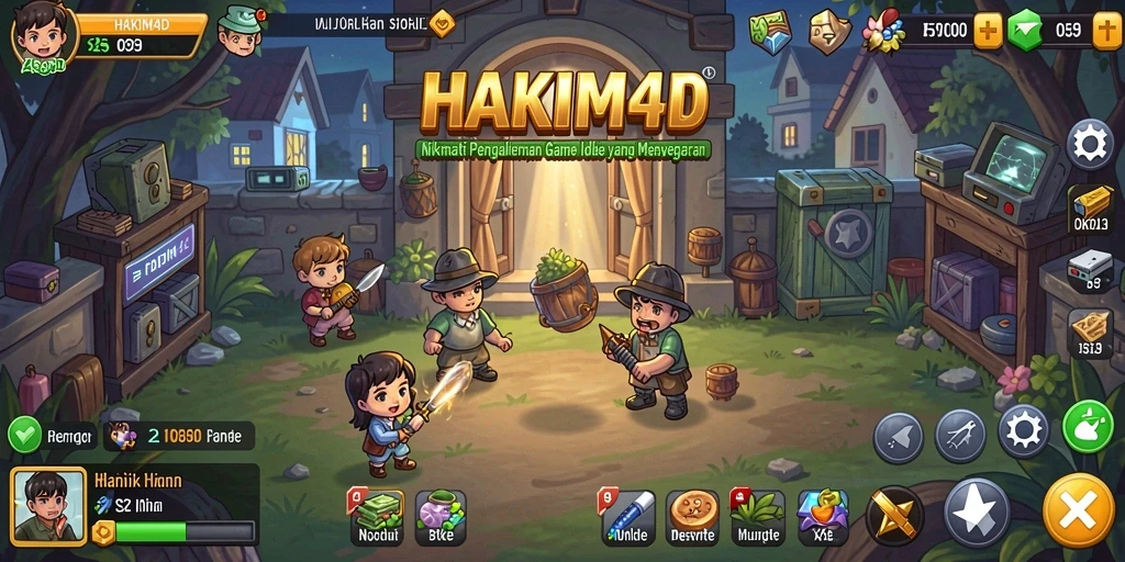 Tampak gameplay HAKIM4D yang menegangkan dan adiktif.