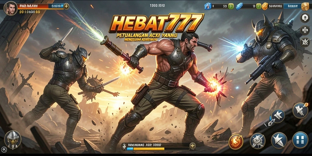 Tampilan gameplay HEBAT777 yang memacu adrenalin dan seru.