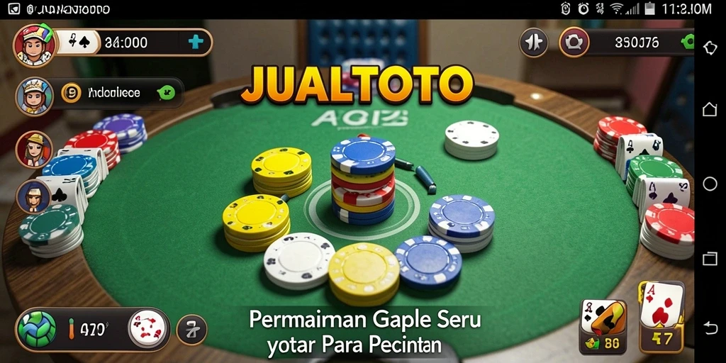 Tampilan gameplay seru dari JUALTOTO yang memikat.