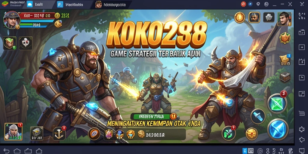 Screenshot gameplay <strong>KOKO288</strong> menampilkan strategi dinamis dan intense.