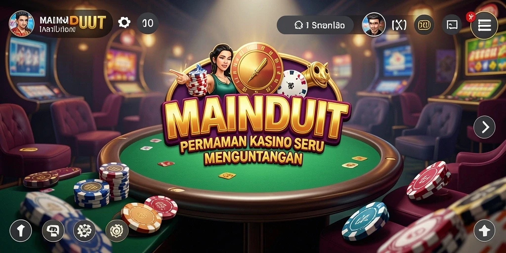 Screenshot gameplay MAINDUIT menampilkan keseruan permainan Kasino.