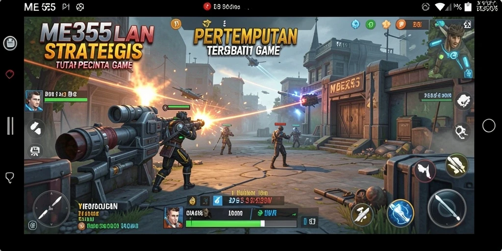 Tampilan gameplay menarik dari ME355 yang penuh strategi dan tantangan.