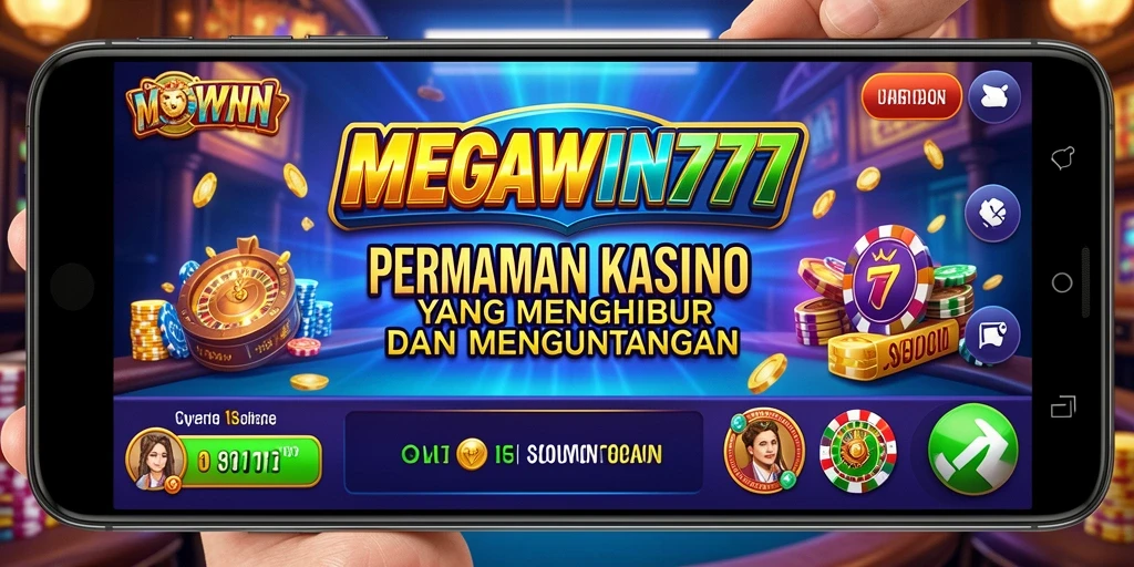 Tampilan menarik dari gameplay Kasino MEGAWIN777 yang seru dan mendebarkan.