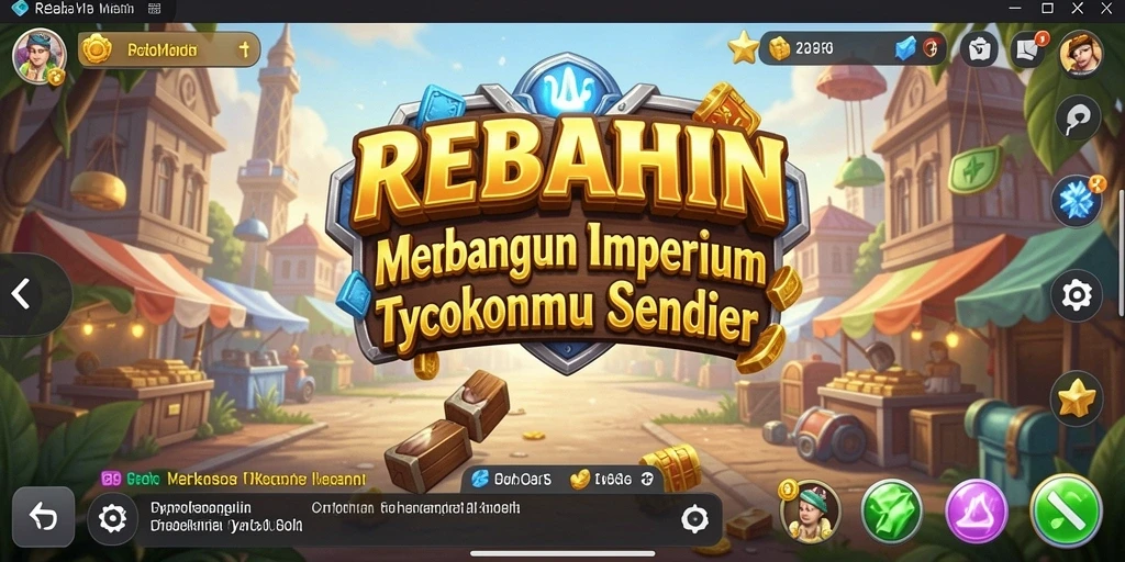 Screenshot utama REBAHIN menampilkan pengalaman seru gameplay Tycoon.