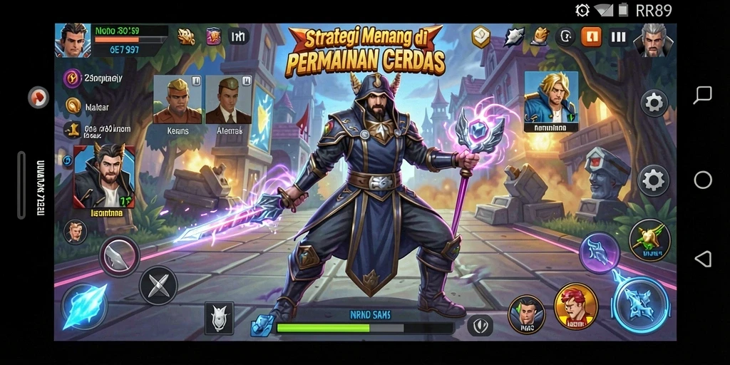 Tampilan gameplay menarik dari permainan strategi RR89.