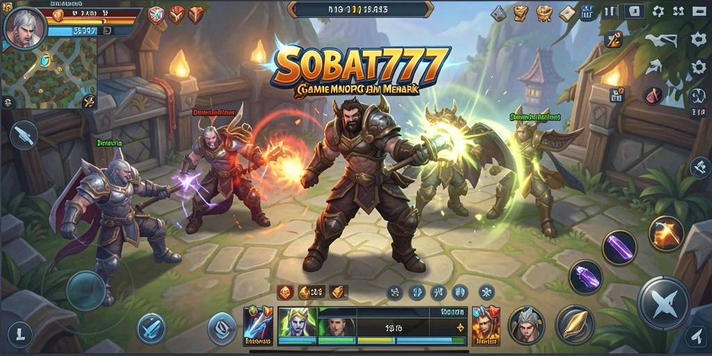 Tangkapan layar menampilkan aksi seru dalam game MMORPG.